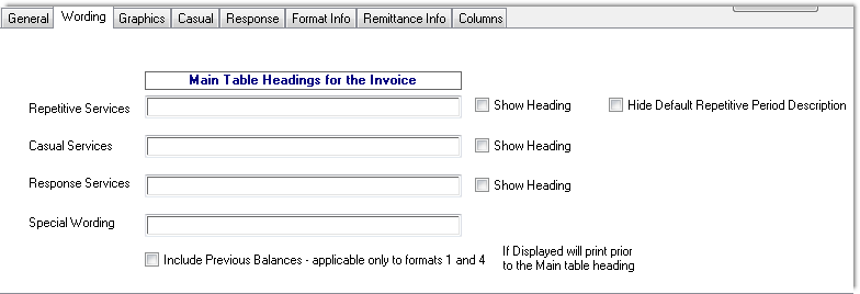 invoice format