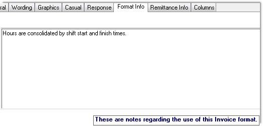 invoice format