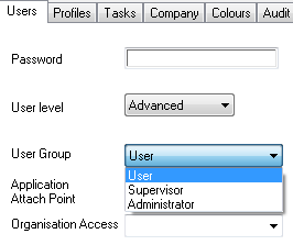 user profile