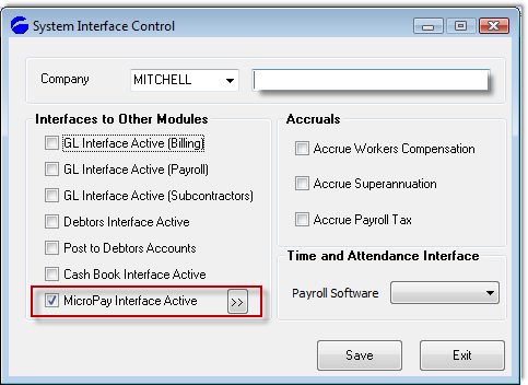 interface control