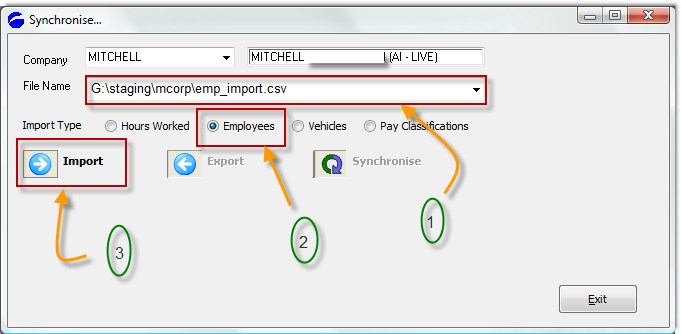 sync employees