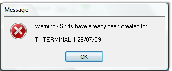 generated schedule