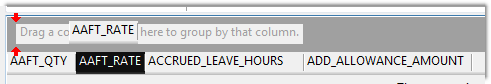 sort columns